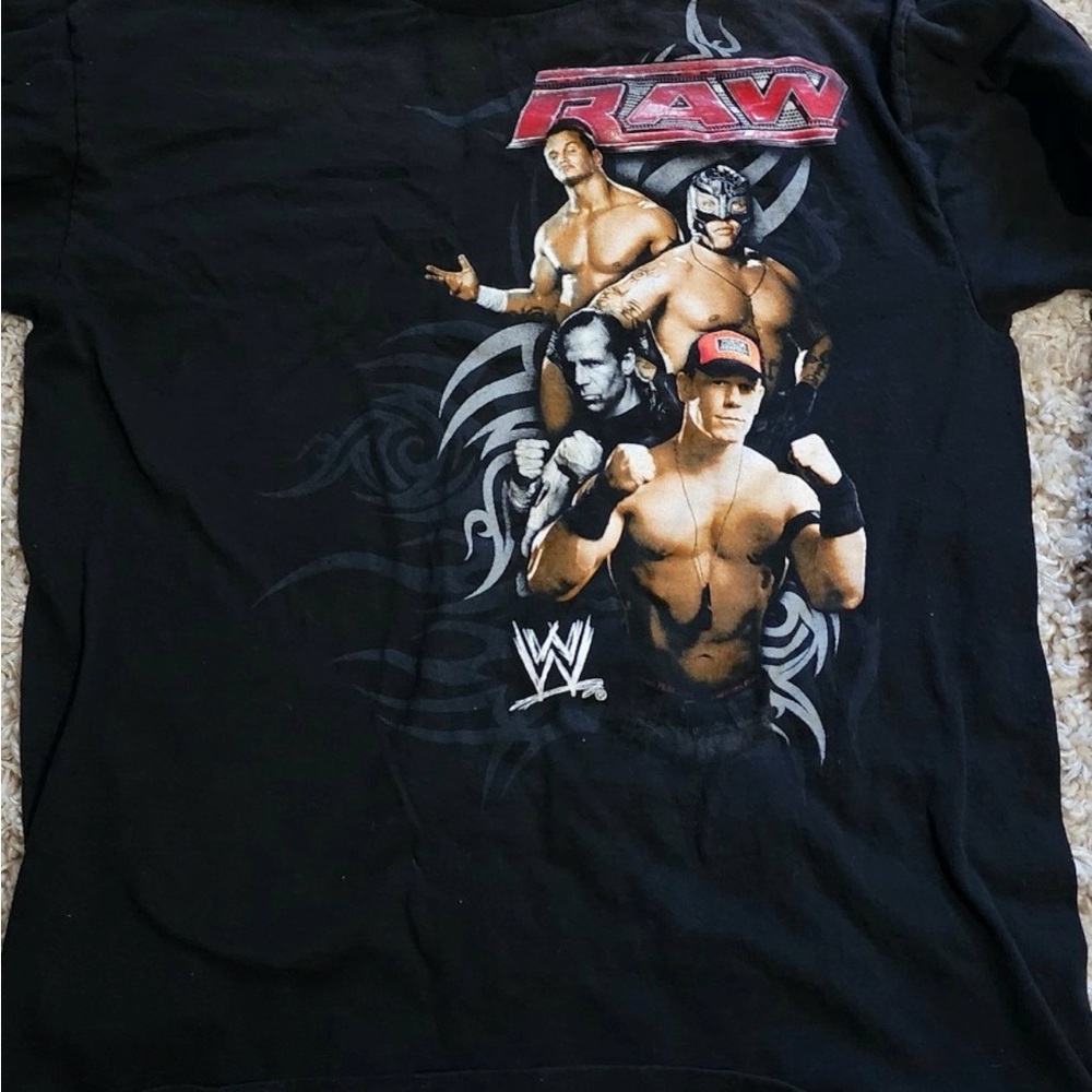 Vintage WWE RAW long sleeve youth Shirt